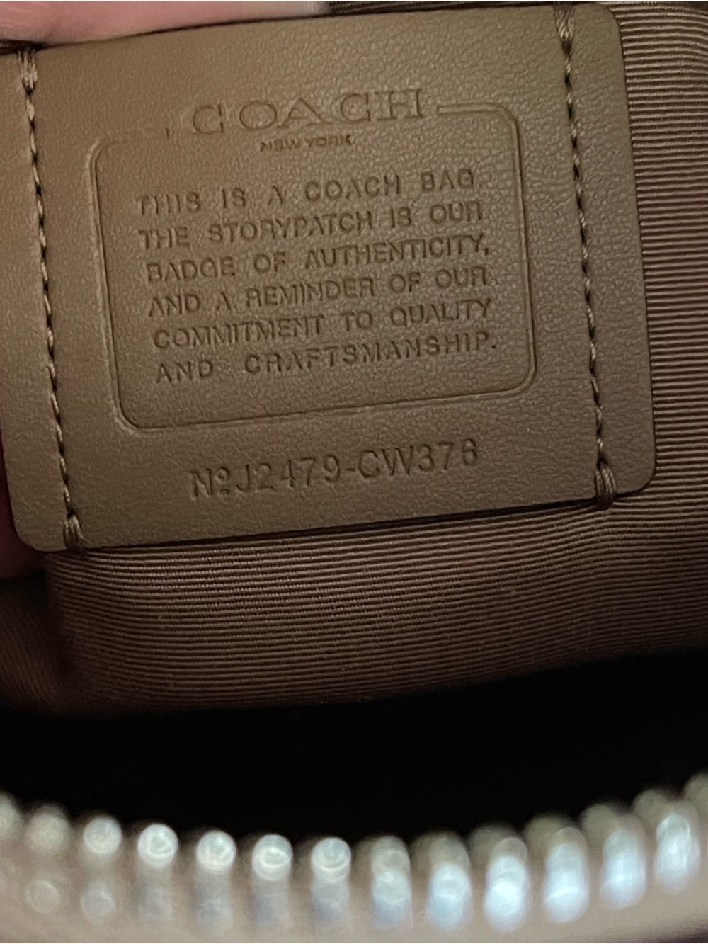 Coach Rowan Satchel with Stipe & NWT Matching Wristlet - Picture 10 of 12